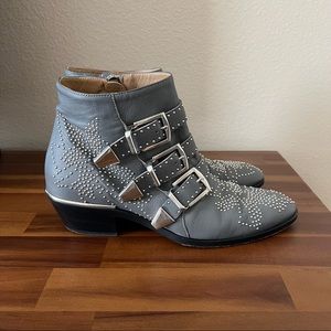 Chloe Gray/Silver Susanna Boots